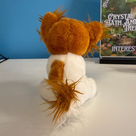 TY Beanie Boo Barks Dog Plush EUC 6” Cavalier Spaniel White Brown Rare - Picture 3 of 5